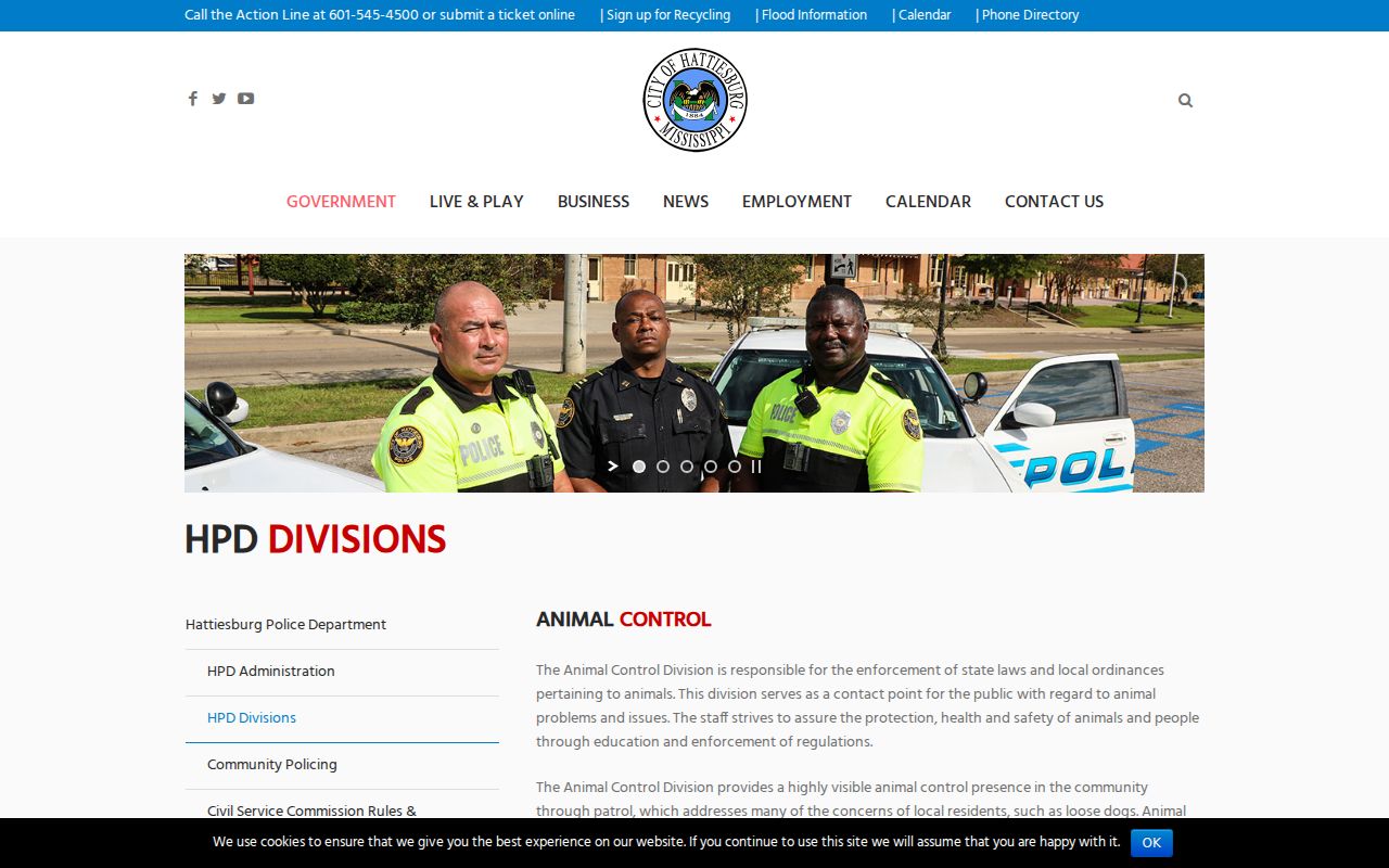 Hattiesburg Police Crime Stoppers program page